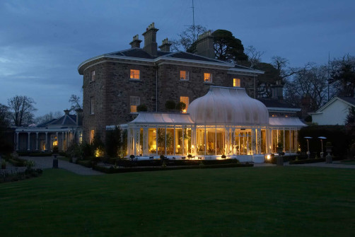 Marlfield House in the evening