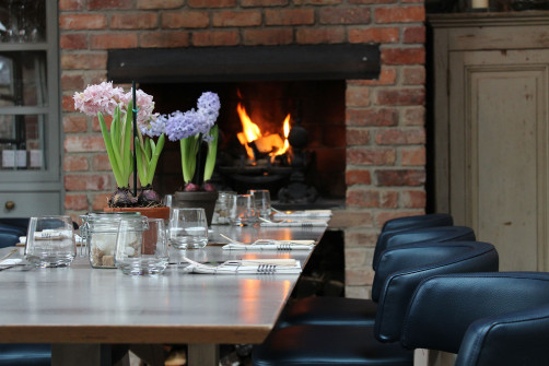 The Duck Restaurant Fireplace