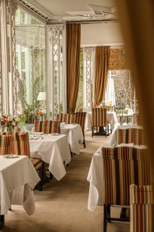 The Conservatory Restaurant at Marlfield House Hotel